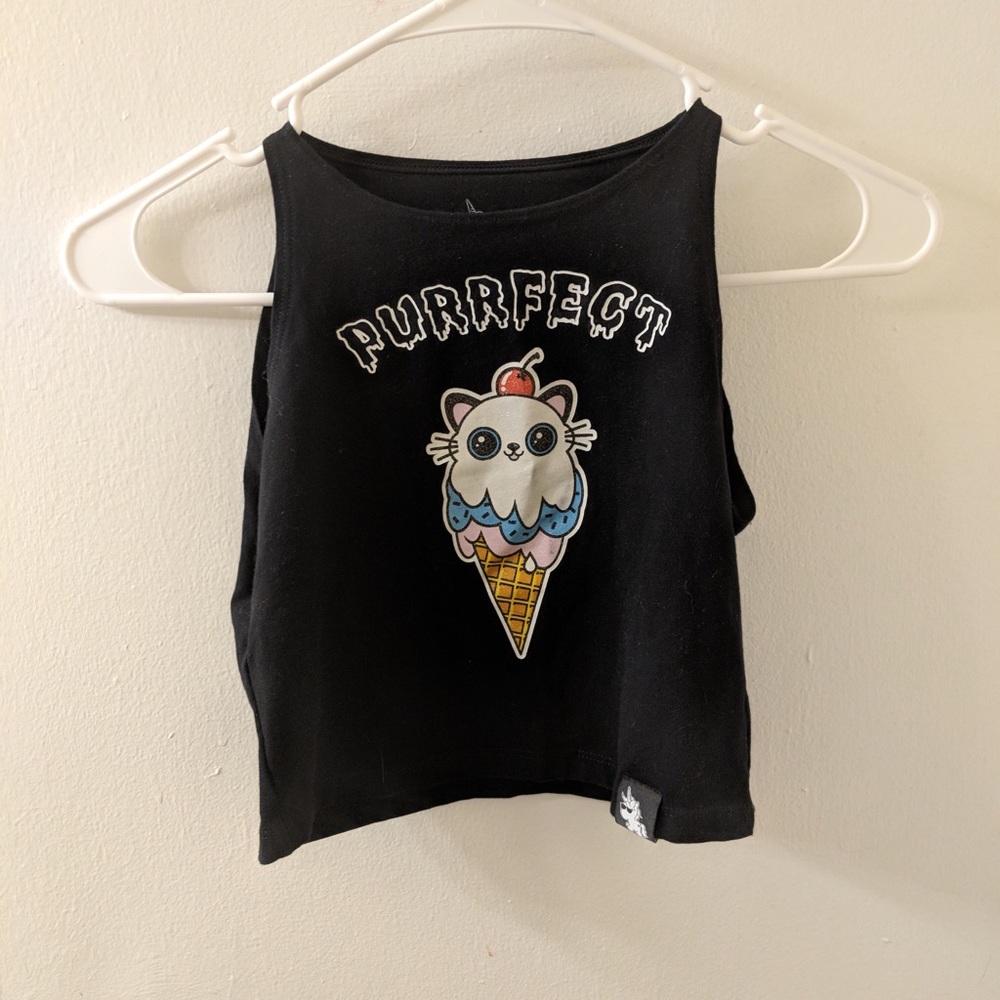 Purrfect Crop Top
